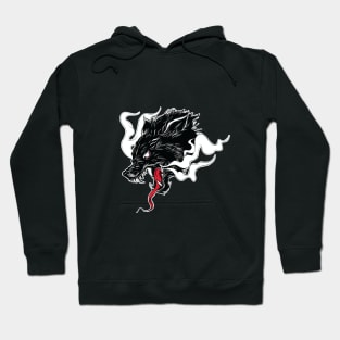 Black Alpha Wolf Hoodie